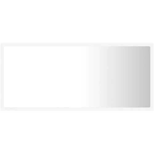  LED kupaonsko ogledalo bijelo 90 x 8,5 x 37 cm akrilno Slike