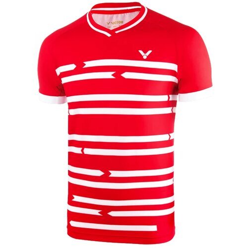 Victor Men's T-shirt Denmark 6628 Red XXL Slike