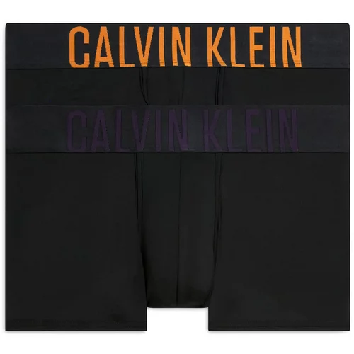 Calvin Klein Underwear Boksarice lila / svetlo oranžna / črna