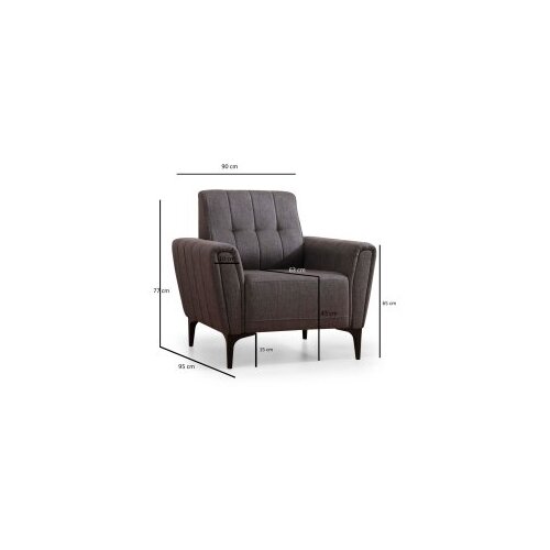 Atelier Del Sofa hamlet - dark grey dark grey 1-Seat sofa Slike