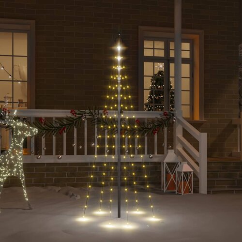  Božićno drvce na stijegu 108 LED žarulja tople bijele 180 cm Slike