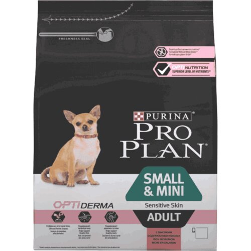 Pro Plan Small & Mini Adult Sensitive Skin - 700 g Slike