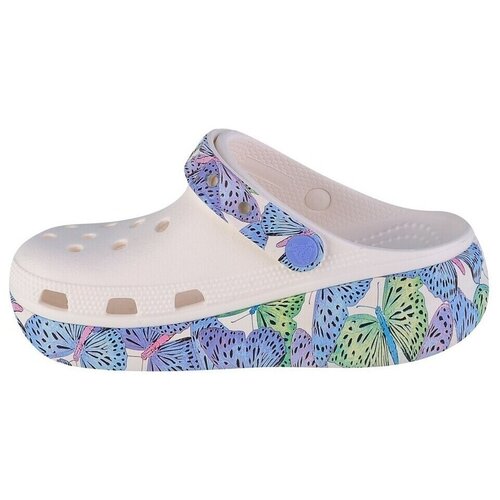 Crocs Classic Cutie Butterfly Clog Kids 208298 WHITE/MULTI Slike