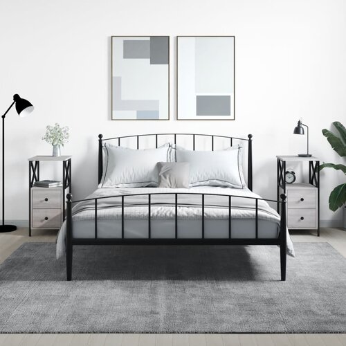 vidaXL Nočna omarica 2 kosa siva sonoma 34x35,5x70 cm inženirski les Cene