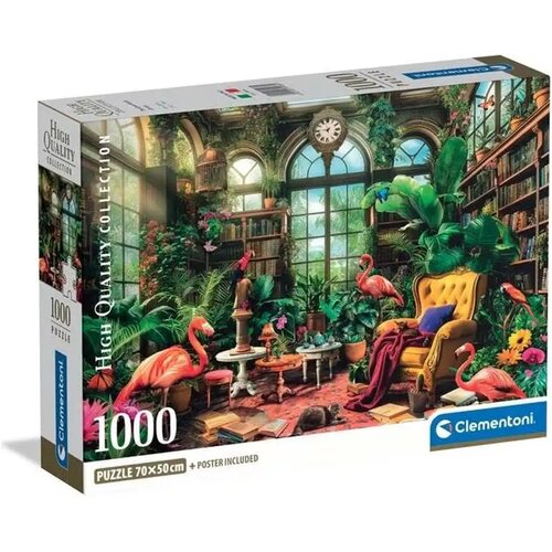 Clementoni Staklena knjižnica HQC puzzle od 1000 dijelova - Cijene