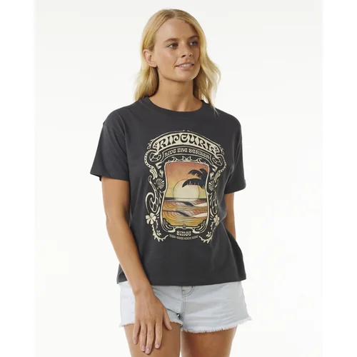 Rip Curl SEA SHELLS RELAXED TEE Washed Black T-shirt