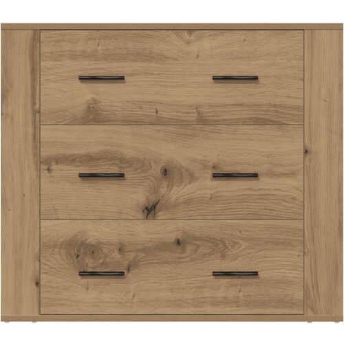  Komoda boja hrasta artisan 80 x 33 x 70 cm konstruirano drvo Slike