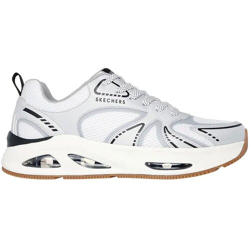 Skechers Niske tenisice 'UNO EGO-AURAIR' svijetlosiva / crna / bijela Cene