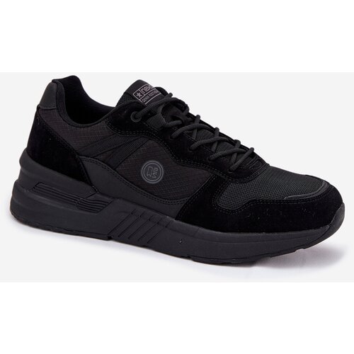 EVENTO Men's Sports Sneakers On Platform Black Hanirin Cene