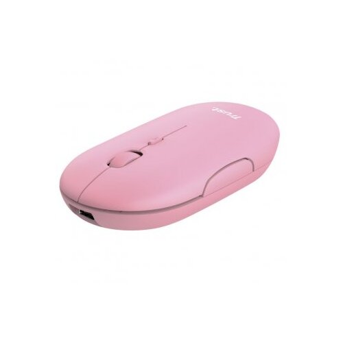 Trust Puck brezžična mi&amp;scaron;ka Bluetooth za polnjenje - roza 24125 Slike