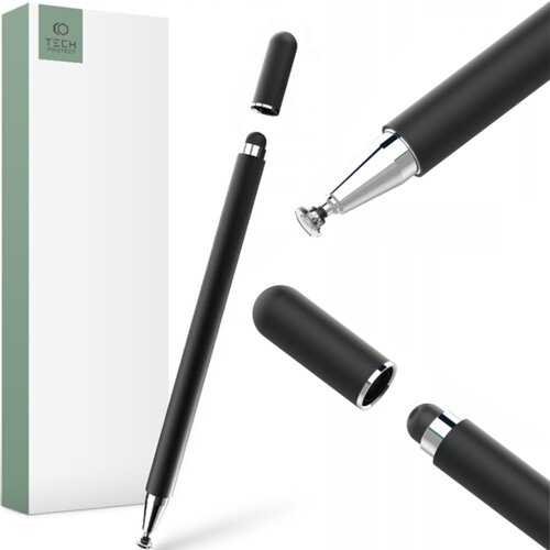 TECH-PROTECT MAGNET STYLUS PISALO ČRNO ZA TABLICE IN PAMETNE TELEFONE PISALO, (21980268) Slike