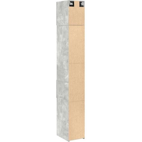 VidaXL Uski ormarić za pohranu sivi 30x42,5x225 cm konstruirano drvo Slike