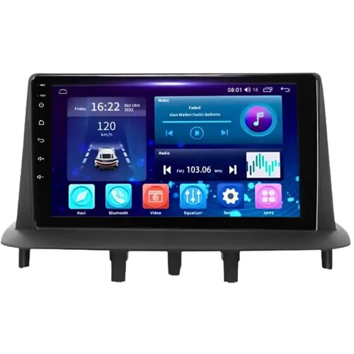 Kettz Blenda za multimediju KT-5Q10, za Renault Megane 3, 9&amp;quot; Slike