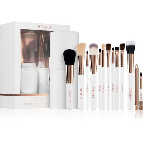 Zoë Ayla Makeup Brush Set 12 Piece set čopičev z etuijem Cene