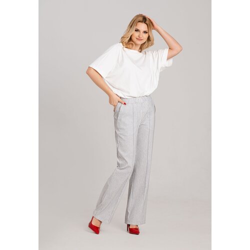 Look Made With Love Woman's Trousers 1214 Izolda Cene