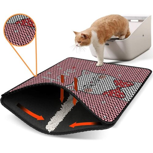 WALLXPERT Nrszn0163 multicolor cat litter mat Cene