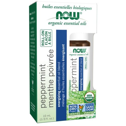 Now Foods Roll-on z oljem poprove mete NOW (10 ml) Cene