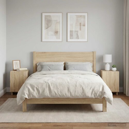  Noćni ormar 2 pcs Hrast sonoma 33,5 x 34,5 x 50 cm Slike