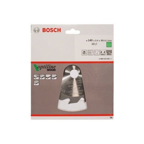 Bosch List kružne testere Optiline Wood 140 x 20;12.7 x 2.4 mm. 12 Cene