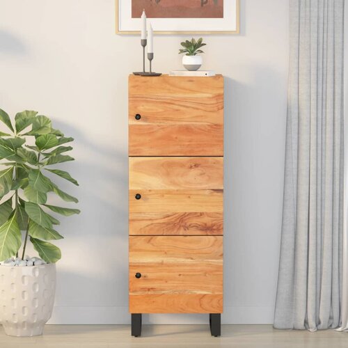 vidaXL Visoka omara s 3 vrati 40x33x110 cm trdna akacija in železo Cene