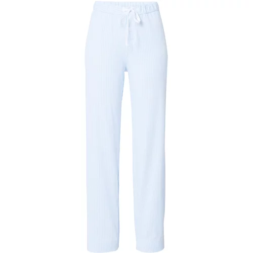 Polo Ralph Lauren Pidžama hlače svijetloplava / prljavo bijela