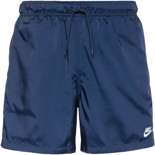 Nike Sportswear Hlače 'Club' mornarsko plava / bijela