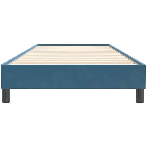  Box spring krevet bez madracem tamnoplavi 90x220 cm bar&amp;scaron;unasti Slike