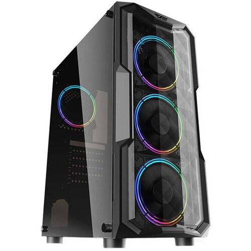 Darkflash ohišje za namizni računalnik Aquarius Acrylic, Mid Tower Cene