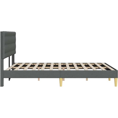  Okvir za krevet Tamnosiva 140 x 200 cm Tkanina - Tamnosiva 140 x 200 cm Slike