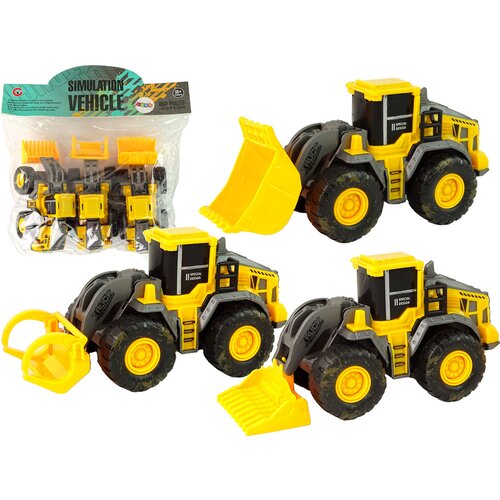  Set gradbenih vozil Construction 3u1 - rumena Cene