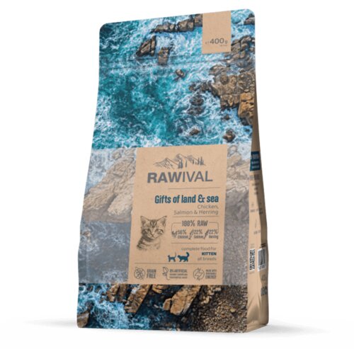 Craftia rawival gifts of land &amp;amp; sea kitten - 400 g Slike