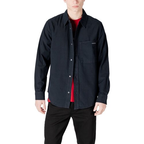 Calvin Klein Jeans REGULAR CHAMBRAY SHI J30J326563 Crna Cijene