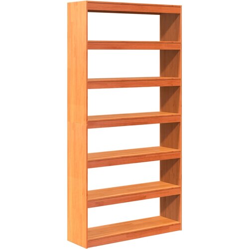 vidaXL Knjižna omara/pregrada 100x30x199,5 cm trdna borovina, (21048967) Cene