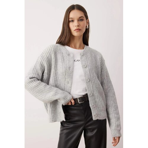 TRENDYOLMILLA Ženski duks Twoaw26Hi00204, Siva Cene