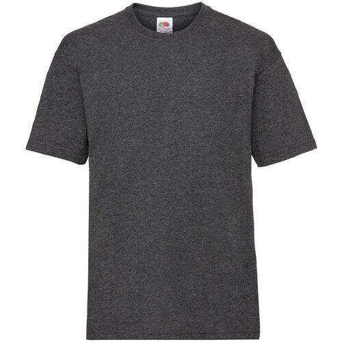 Fruit Of The Loom Grey Cotton T-shirt Cene