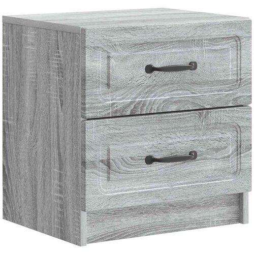  Noćni ormar Siva sonoma 43 x 34 5 x 44 5 cm Konstruirano drvo - Siva sonoma 1 Cene
