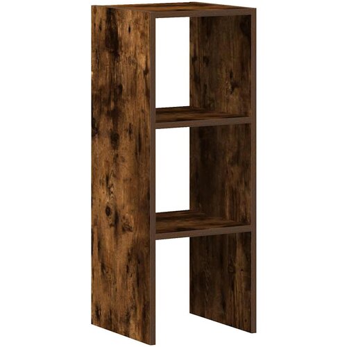 Maison Chic Knjižna omara - Knjižni regal zložljiva dimljeni hrast 30x30x80 cm inž. les, (21725130) Cene