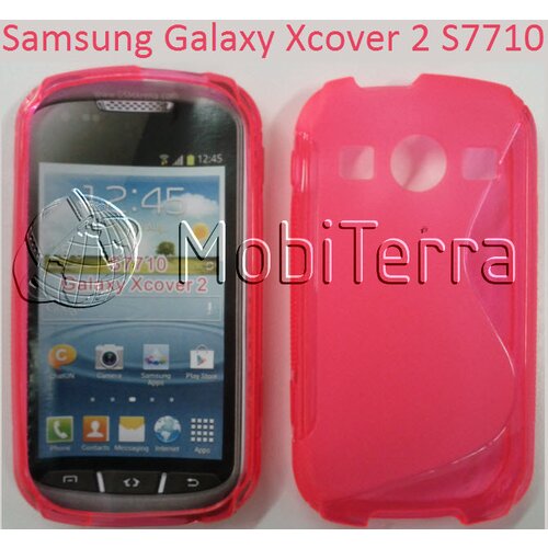  Gumijasti / gel etui S-Line za Samsung Galaxy Xcover 2 S7710 - roza Cene