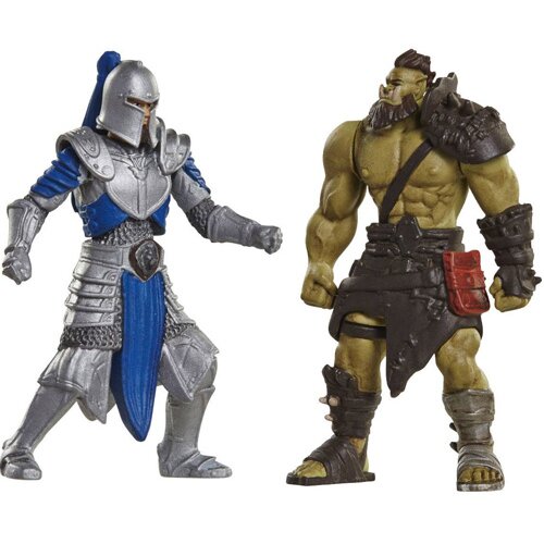 Jakks Pacific Warcraft Mini Figure 2-Pack Alliance Soldier vs. Horde Warrior 6 cm Slike