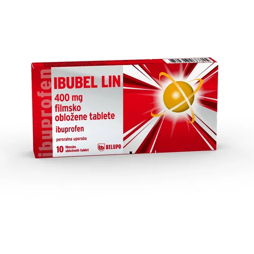  Ibubel Lin 400mg, filmsko obložene tablete