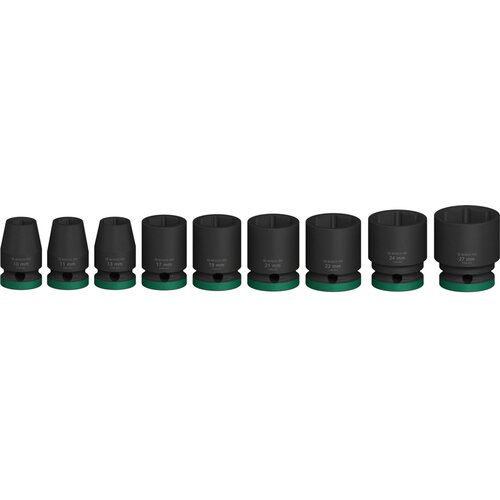 Bosch set 9 kovanih nasadnih ključeva pro impact socket 10-27mm 1/2&amp;quot; (2608003038) Slike
