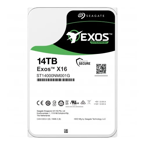 Seagate 14TB SATA3 HDD Exos ST14000NM001G