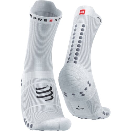 Čarape Compressport PRS V4.0 Run High White/Alloy - T3 Cijene