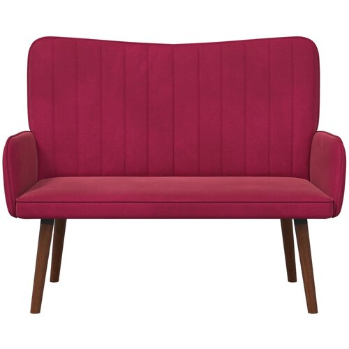 SOFA za dvije osobe Vinska crvena 115 x 61 x 87 cm Bar&amp;scaron;un Slike