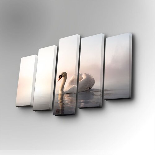Wallity 5PUC-024 multicolor decorative canvas painting (5 pieces) Slike