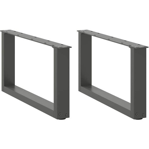  Noge za klub stolić U-oblik 2 kom antracit 70 x (30-31) cm čelik Cijene