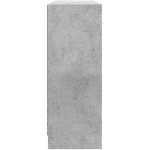  Komoda siva boja betona 91x28x75 cm od konstruiranog drva Slike