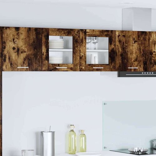 Viseći ormarić Zidne Riga 2 pcs Dimljeni hrast 40 x 31 x 40 cm Cijene