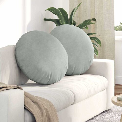  Jastučići za sjedenje 2 pcs Svijetlo siva &Oslash;60 x 21 cm Bar&scaron;un Cijene