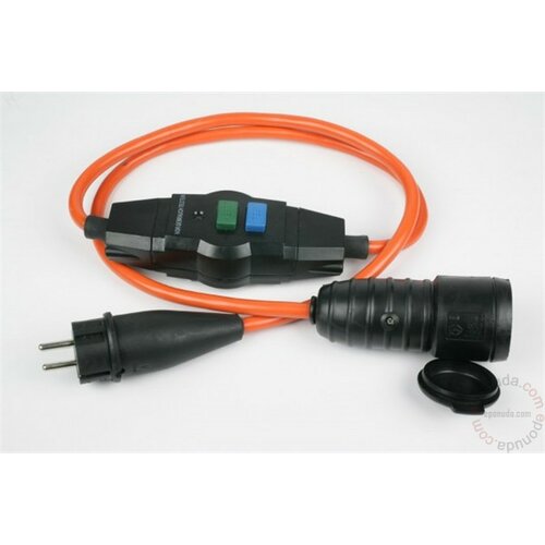 Commel produžni kabl sa strujnom zaštitnom sklopkom 0672 16A/30mA 230V strujna utičnica Slike